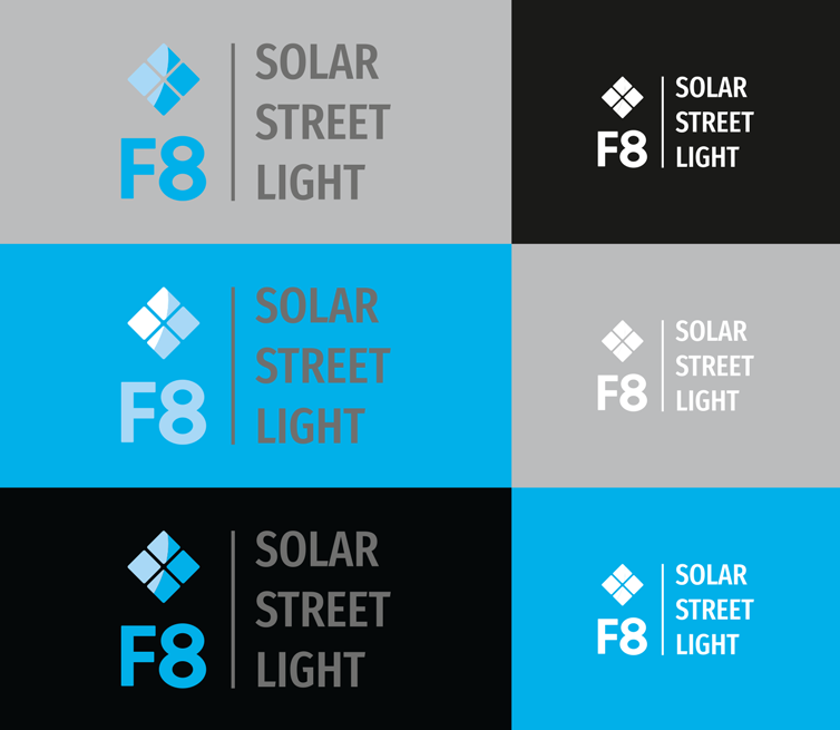 F8 Logo Farbvarianten