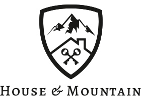 House & Mountain Logo